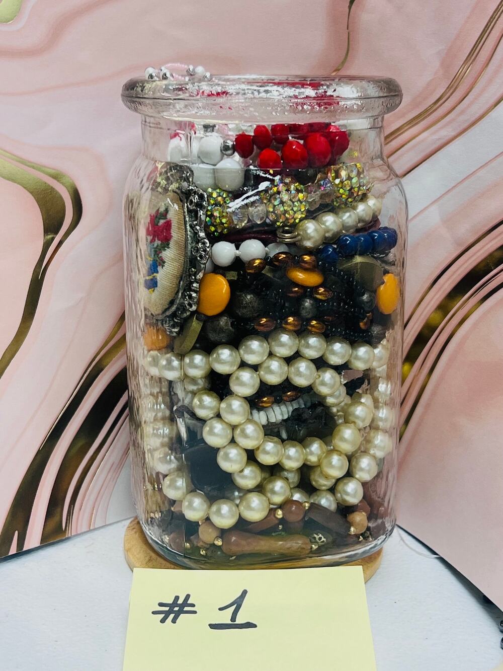 Mystery Jewelry Jar - Costume Vintage to Modern Lot 1
